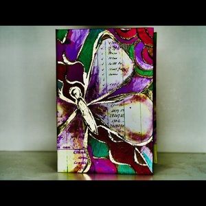 Gold foiled butterfly trinket & accessory box